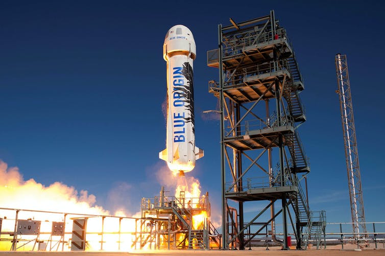 Blue Origin Rocket.