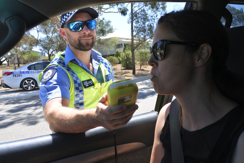 Perth,,Wa, ,Oct,27,2019:australian,Traffic,Police,Officer,Using